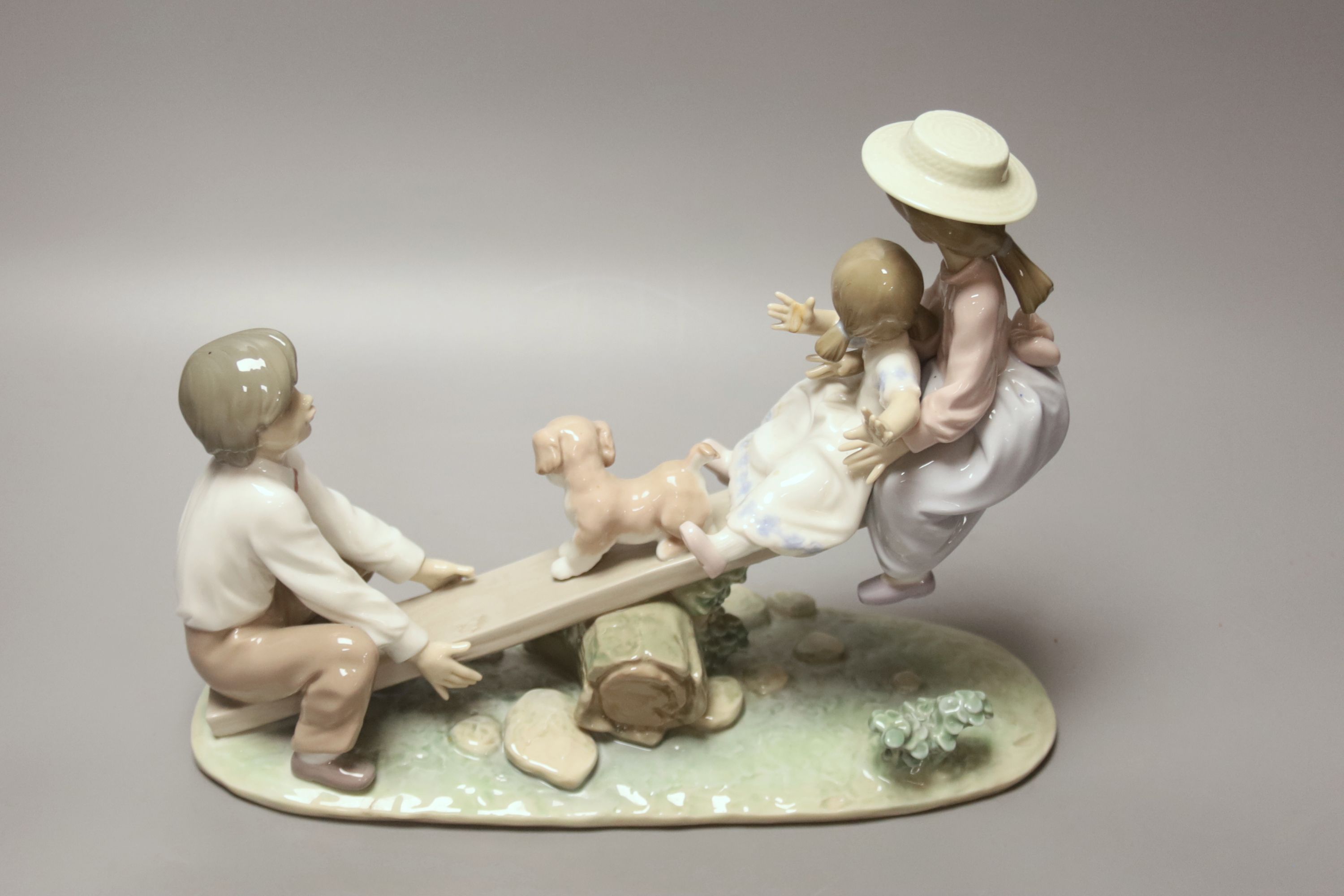 A Lladro group, 'Seesaw Friends', no. 6169